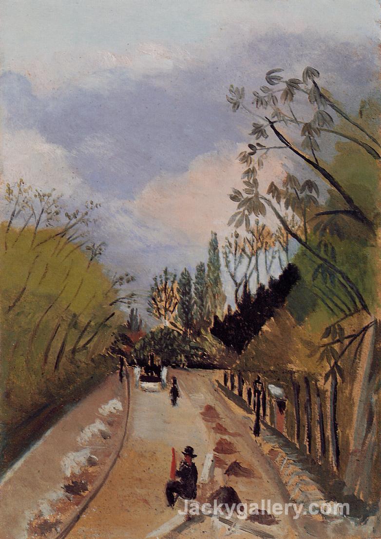 Avenue de l Observatoire by Henri Rousseau paintings reproduction